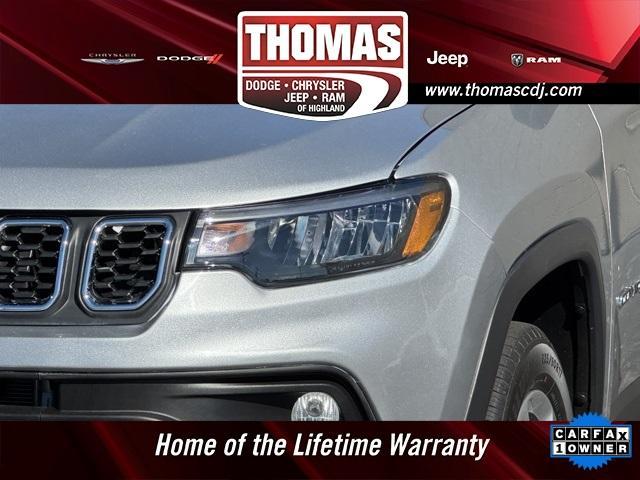 used 2024 Jeep Compass car, priced at $21,347