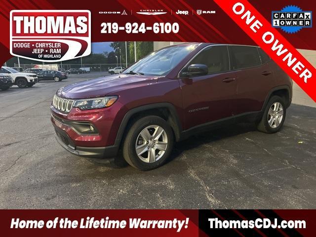 used 2022 Jeep Compass car, priced at $20,199