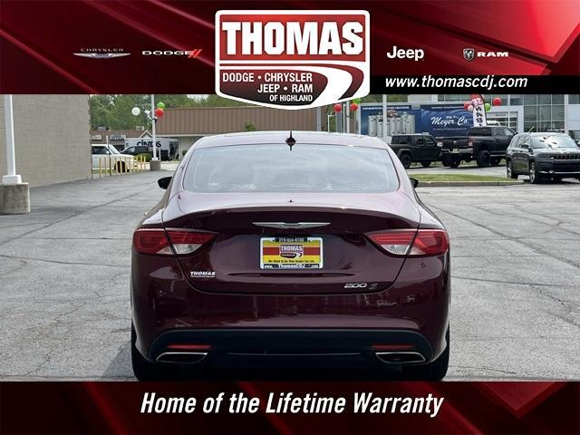 used 2016 Chrysler 200 car, priced at $11,000