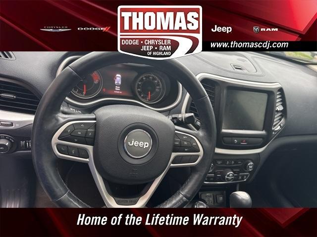 used 2018 Jeep Cherokee car, priced at $17,500