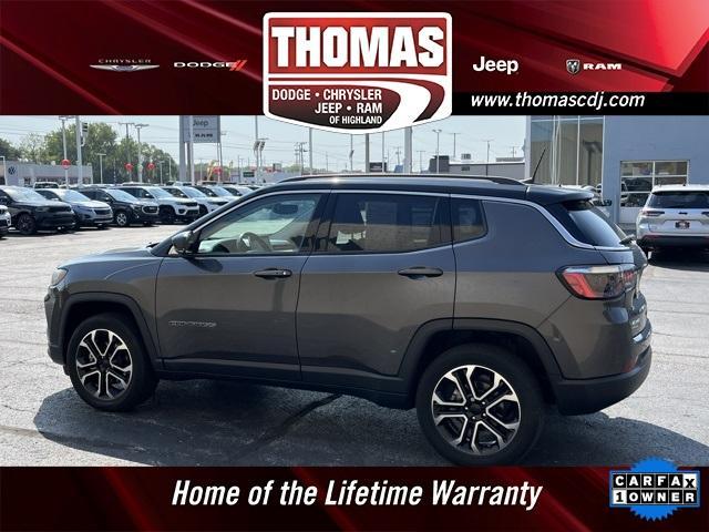 used 2022 Jeep Compass car, priced at $22,535