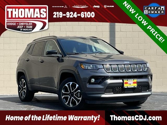 used 2022 Jeep Compass car, priced at $20,649