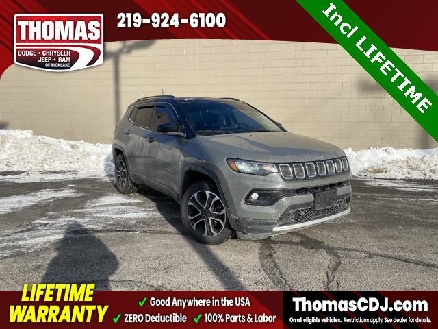 used 2022 Jeep Compass car, priced at $22,647