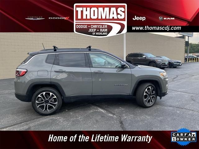 used 2022 Jeep Compass car, priced at $23,475