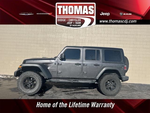 used 2021 Jeep Wrangler Unlimited car, priced at $32,000