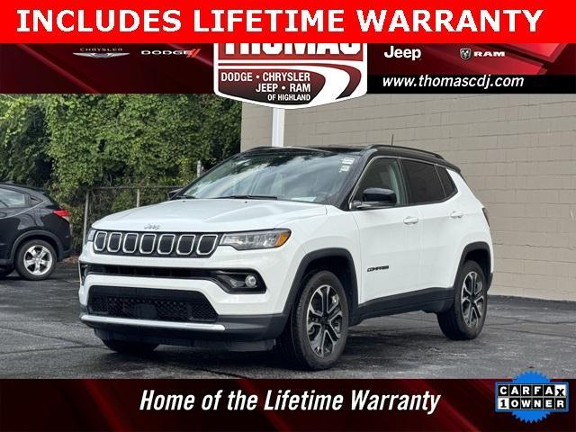 used 2022 Jeep Compass car, priced at $21,703