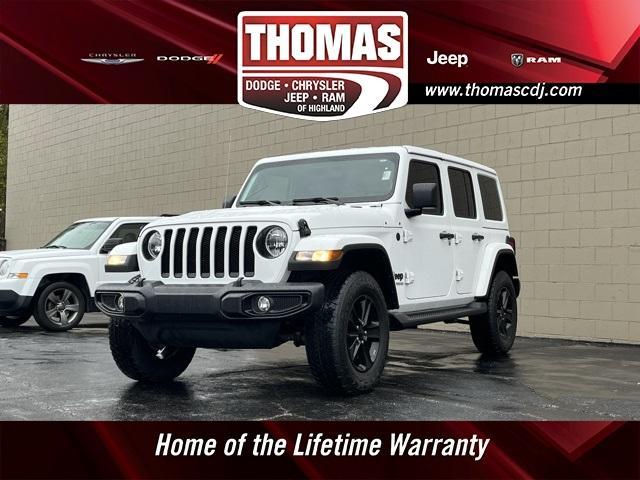 used 2021 Jeep Wrangler Unlimited car, priced at $35,700