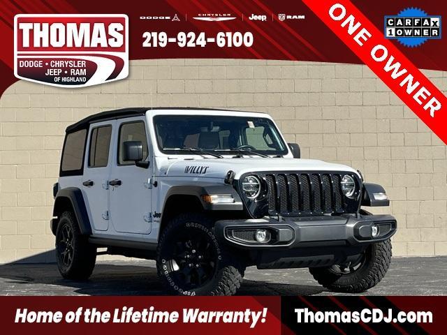 used 2022 Jeep Wrangler Unlimited car, priced at $28,845