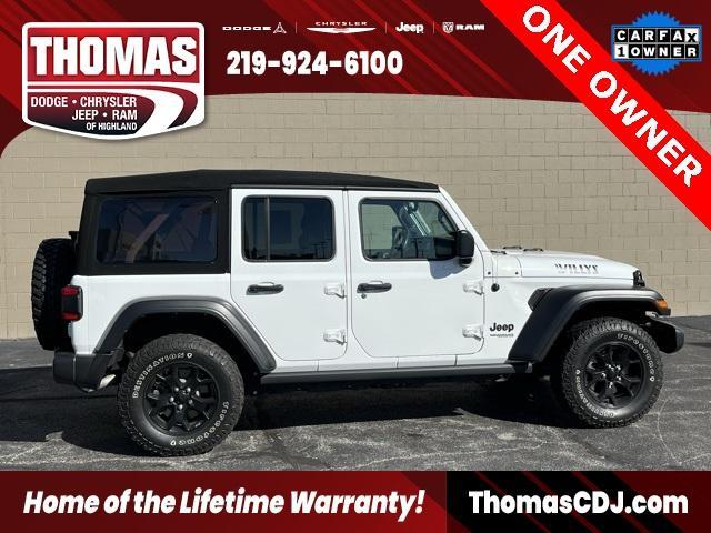 used 2022 Jeep Wrangler Unlimited car, priced at $28,845