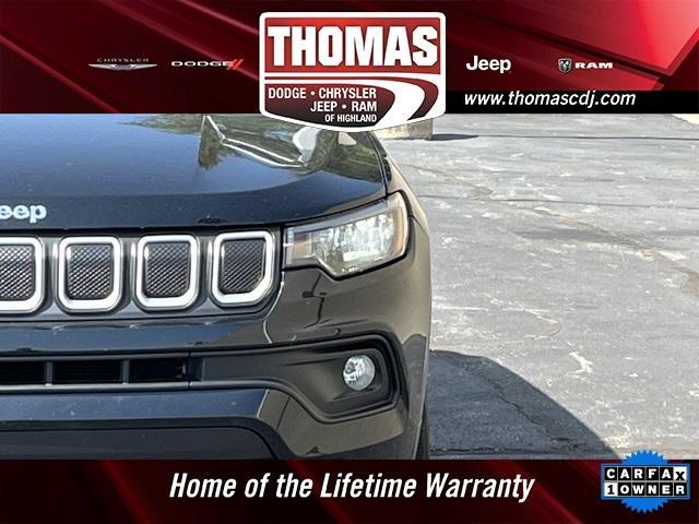 used 2022 Jeep Compass car, priced at $18,387