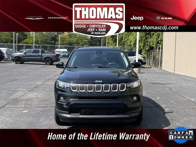 used 2022 Jeep Compass car, priced at $18,387