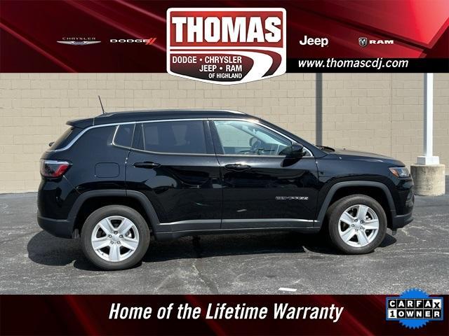 used 2022 Jeep Compass car, priced at $18,387