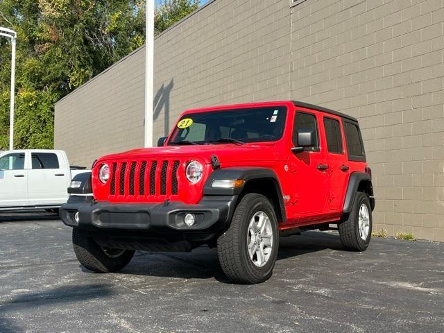 used 2021 Jeep Wrangler Unlimited car, priced at $30,200