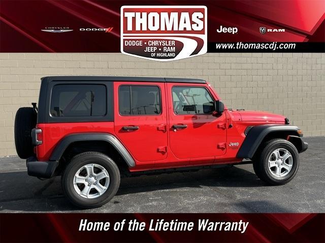 used 2021 Jeep Wrangler Unlimited car, priced at $30,200