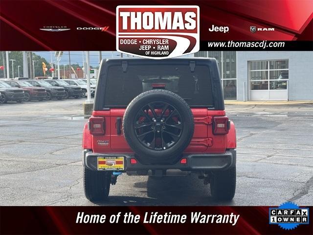 used 2022 Jeep Wrangler Unlimited 4xe car, priced at $34,942