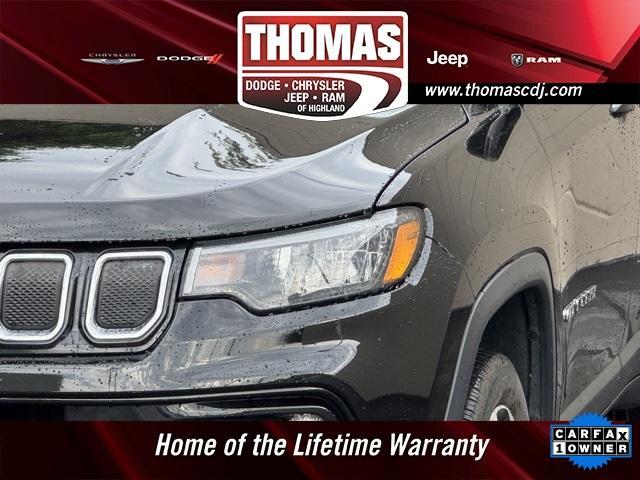 used 2022 Jeep Compass car, priced at $24,038