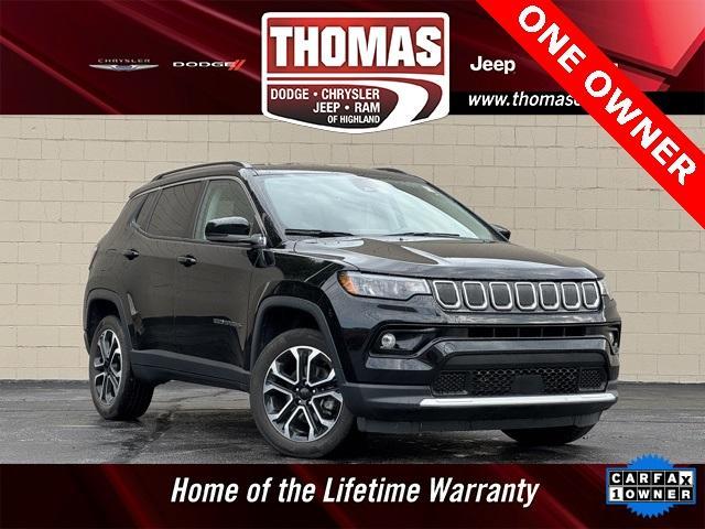 used 2022 Jeep Compass car, priced at $24,038