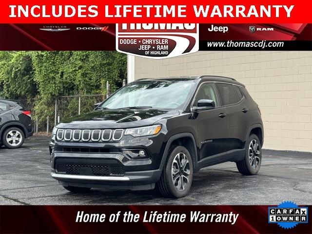 used 2022 Jeep Compass car, priced at $24,038