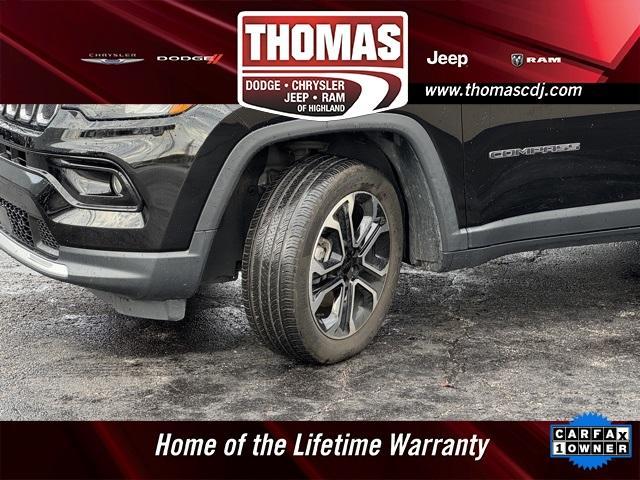 used 2022 Jeep Compass car, priced at $24,038