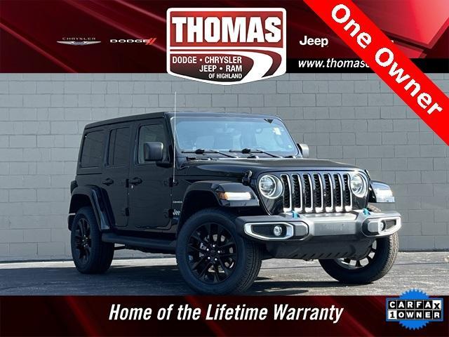 used 2022 Jeep Wrangler Unlimited 4xe car, priced at $30,859