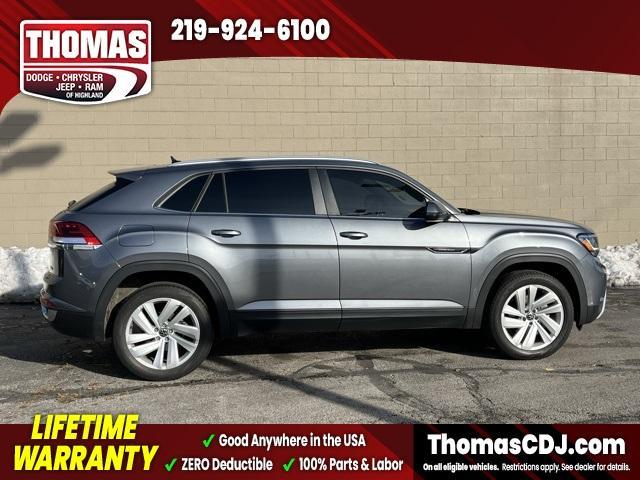 used 2021 Volkswagen Atlas Cross Sport car, priced at $20,232