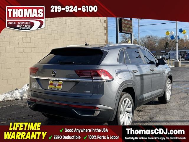 used 2021 Volkswagen Atlas Cross Sport car, priced at $20,232