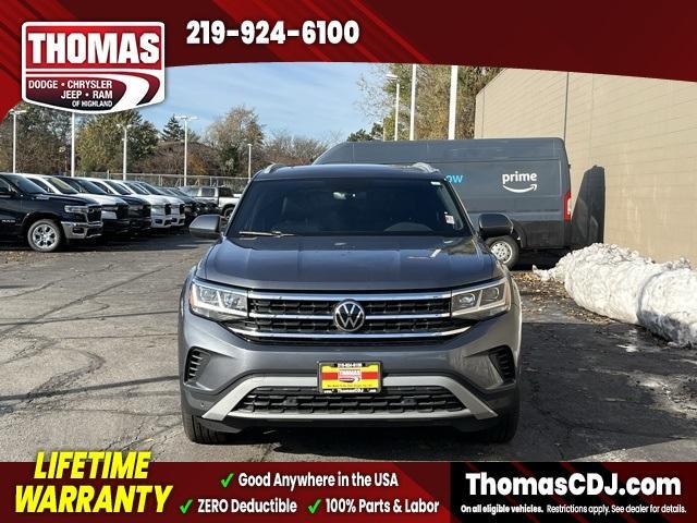 used 2021 Volkswagen Atlas Cross Sport car, priced at $20,232