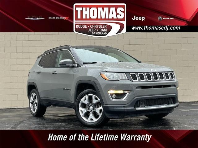 used 2021 Jeep Compass car, priced at $22,700