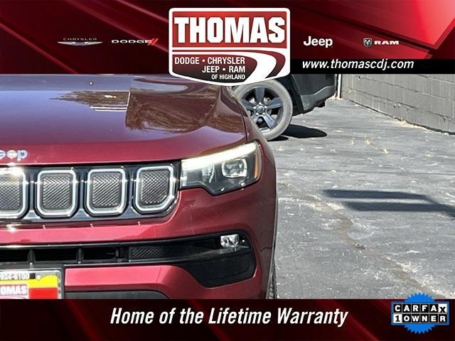 used 2022 Jeep Compass car, priced at $22,196