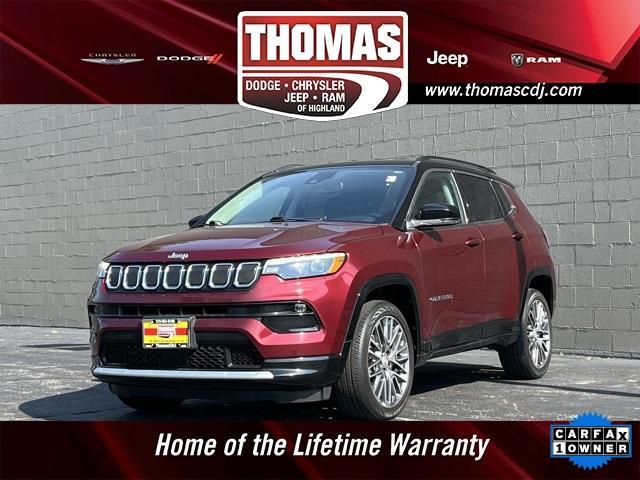 used 2022 Jeep Compass car, priced at $22,196