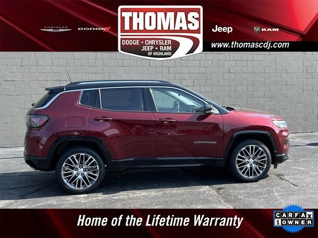 used 2022 Jeep Compass car, priced at $22,196