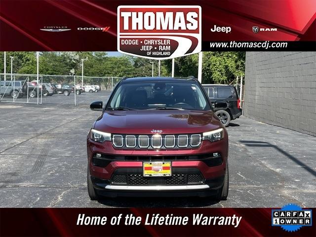 used 2022 Jeep Compass car, priced at $22,196