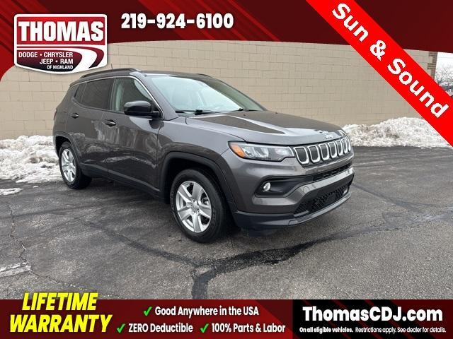 used 2022 Jeep Compass car, priced at $18,023