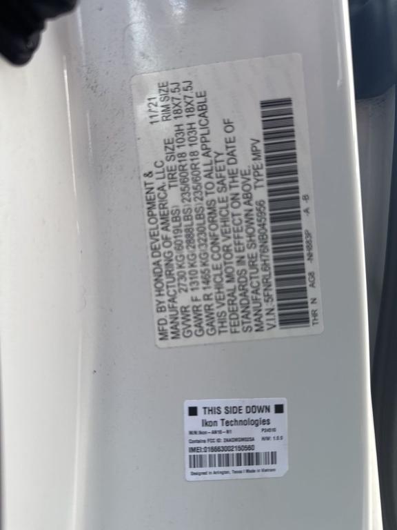 used 2022 Honda Odyssey car, priced at $29,908