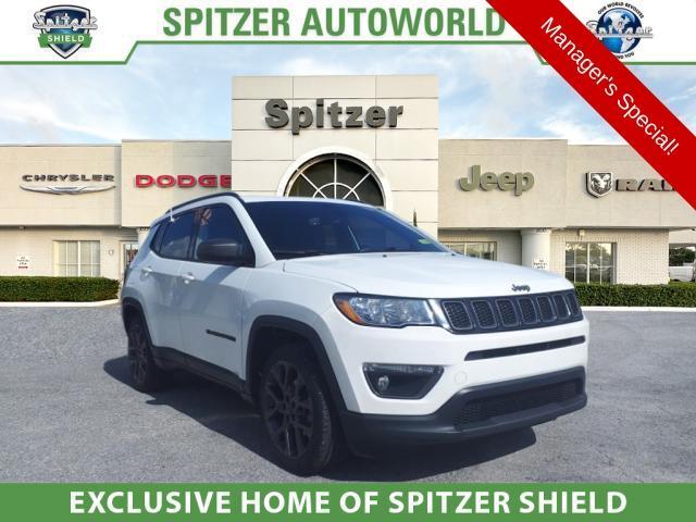 used 2021 Jeep Compass car, priced at $17,616