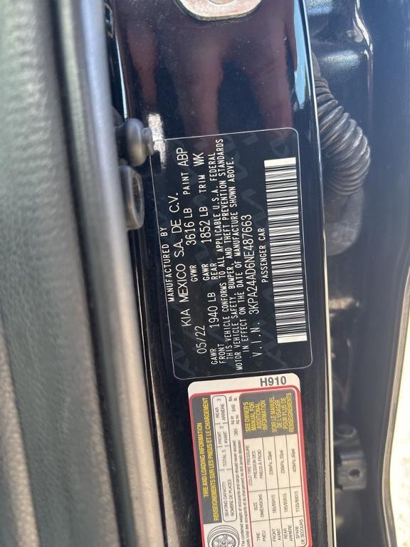 used 2022 Kia Rio car, priced at $12,996