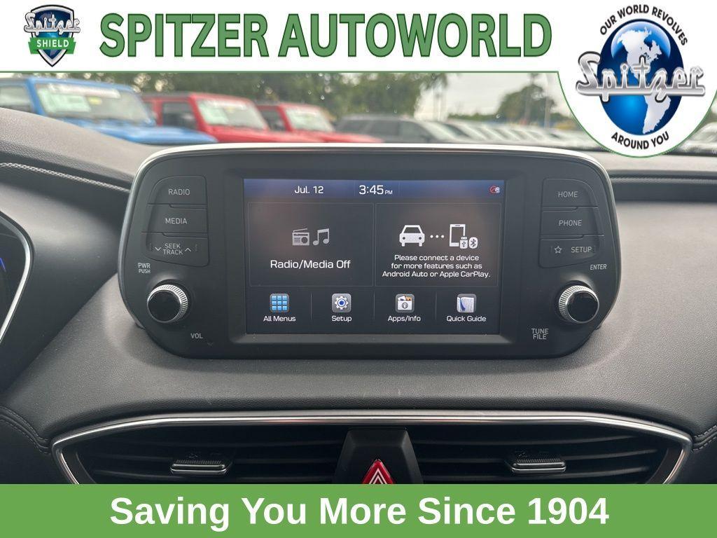 used 2020 Hyundai Santa Fe car, priced at $19,174