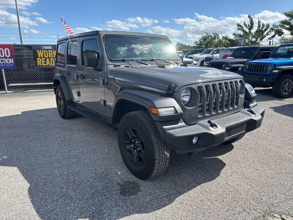 used 2020 Jeep Wrangler Unlimited car, priced at $20,896