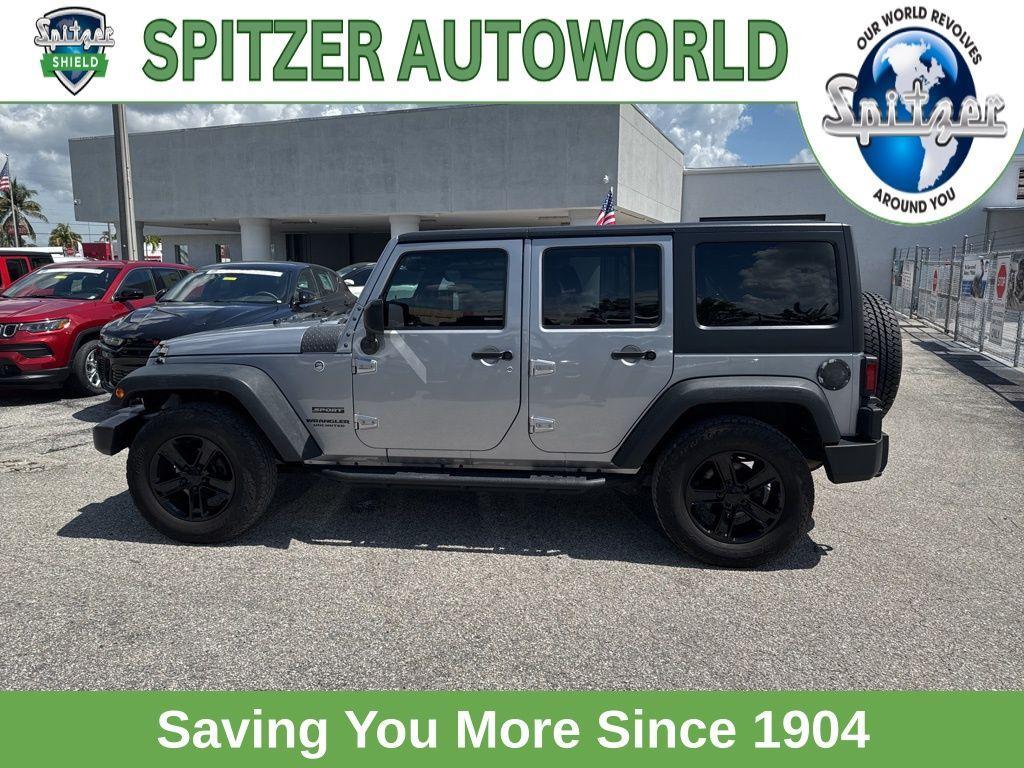 used 2016 Jeep Wrangler Unlimited car, priced at $17,974