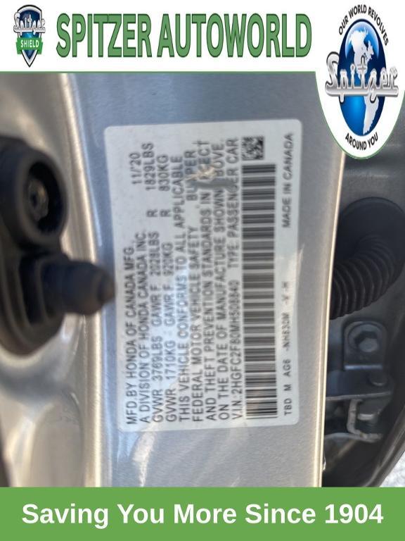 used 2021 Honda Civic car, priced at $18,971