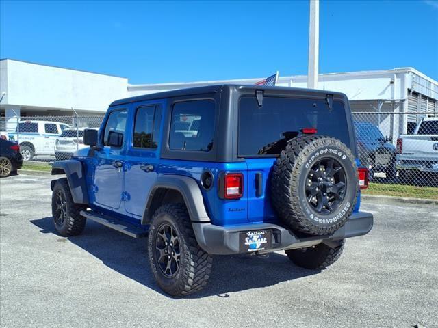 used 2021 Jeep Wrangler Unlimited car, priced at $27,475