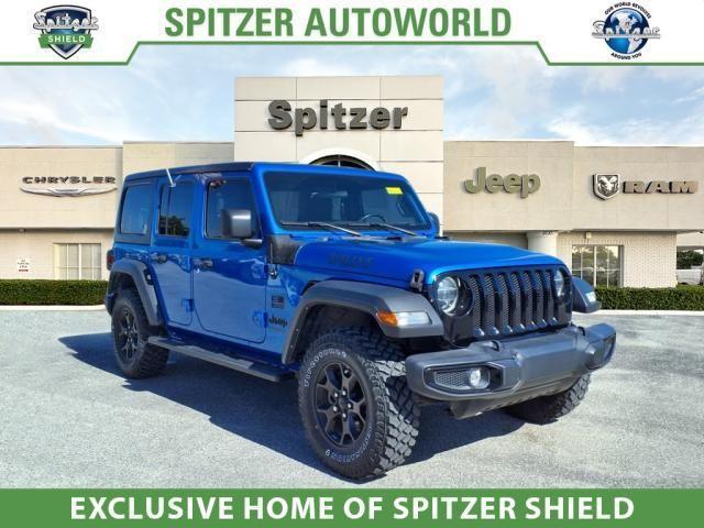 used 2021 Jeep Wrangler Unlimited car, priced at $27,475