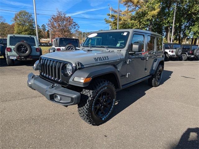 used 2021 Jeep Wrangler Unlimited car, priced at $33,475