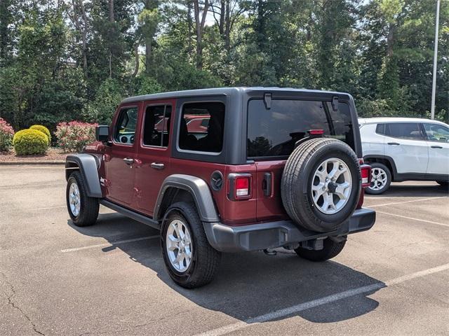 used 2021 Jeep Wrangler Unlimited car, priced at $28,475