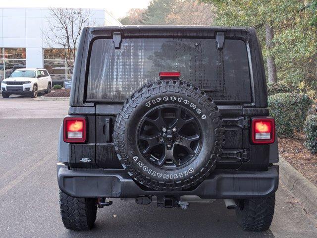 used 2021 Jeep Wrangler Unlimited car, priced at $32,475