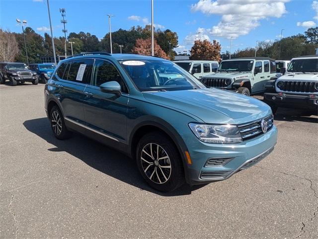 used 2021 Volkswagen Tiguan car, priced at $19,595