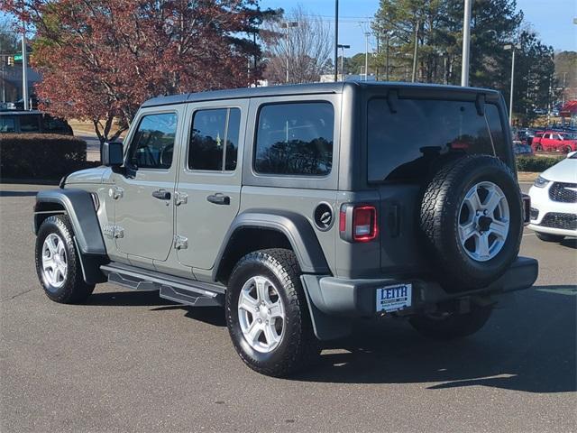 used 2021 Jeep Wrangler Unlimited car, priced at $23,988