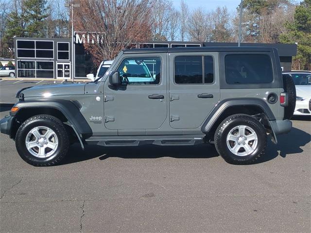 used 2021 Jeep Wrangler Unlimited car, priced at $23,988