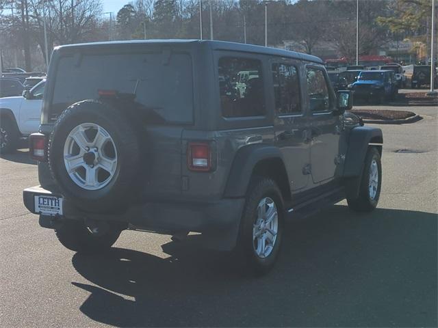 used 2021 Jeep Wrangler Unlimited car, priced at $23,988