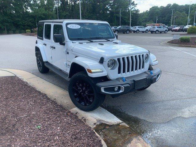 used 2022 Jeep Wrangler Unlimited 4xe car, priced at $32,475